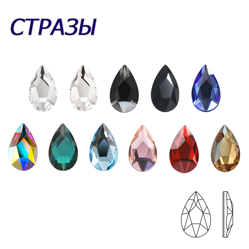 Trending Tech Accessories - 20 sztuk 5x8mm kształt kropli Flatback