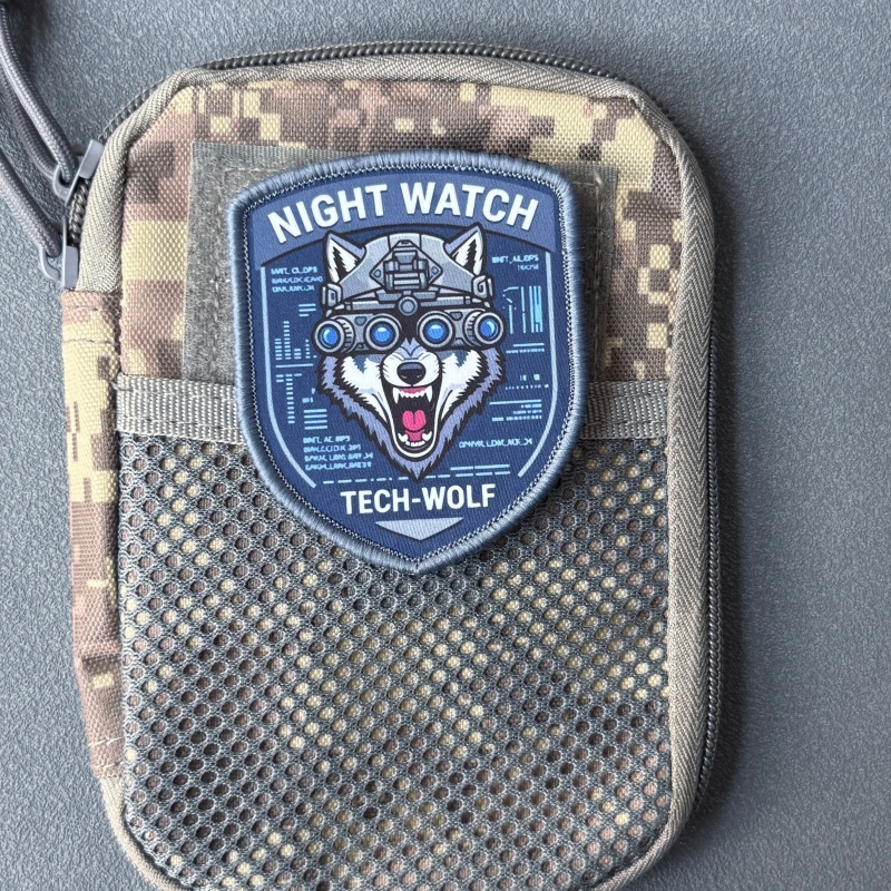 Tech Accessories Backpack - Naszywka Night Watch Tech-Wolf Patch Tactics