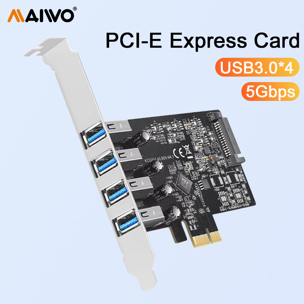 Usb Hub 7 Port - Karta rozszerzeń MAIWO USB 3.0 PCI-E,