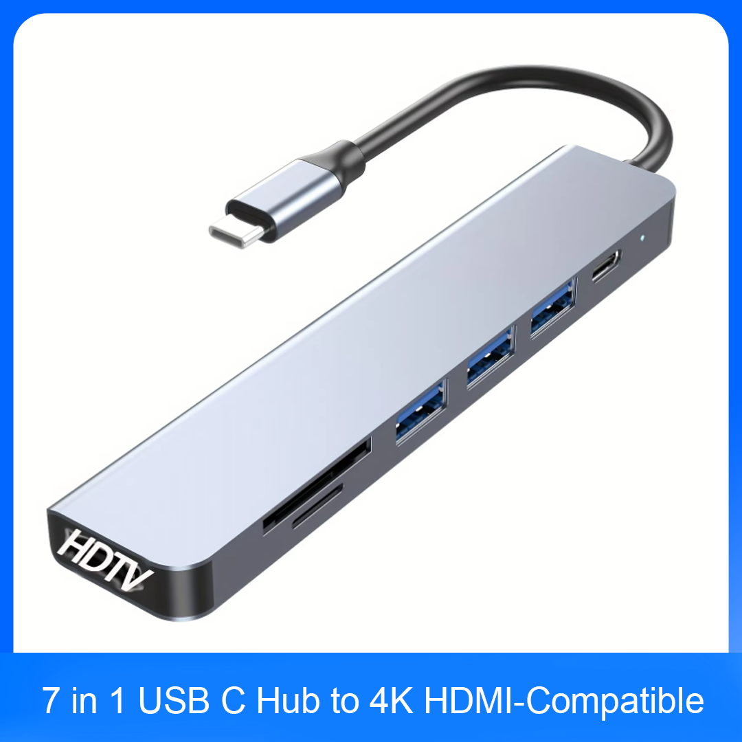 Usb Hub 7 Port - Hub USB-C 7 w 1 z