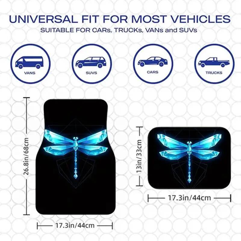 4 szt. Niebieskie Kryształowe  – Universal Tech Accessories recenzja i cena