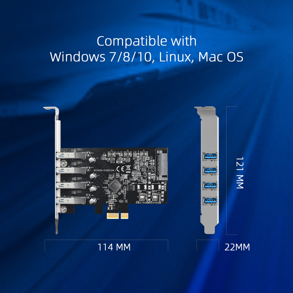 Karta rozszerzeń MAIWO USB 3.0 – Usb Hub 7 Port recenzja i cena