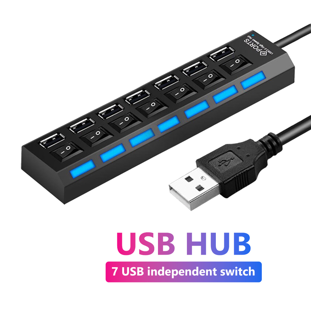 Łącze USB USB 2.0 Łącznik USB  – Usb Hub 7 Port recenzja i cena