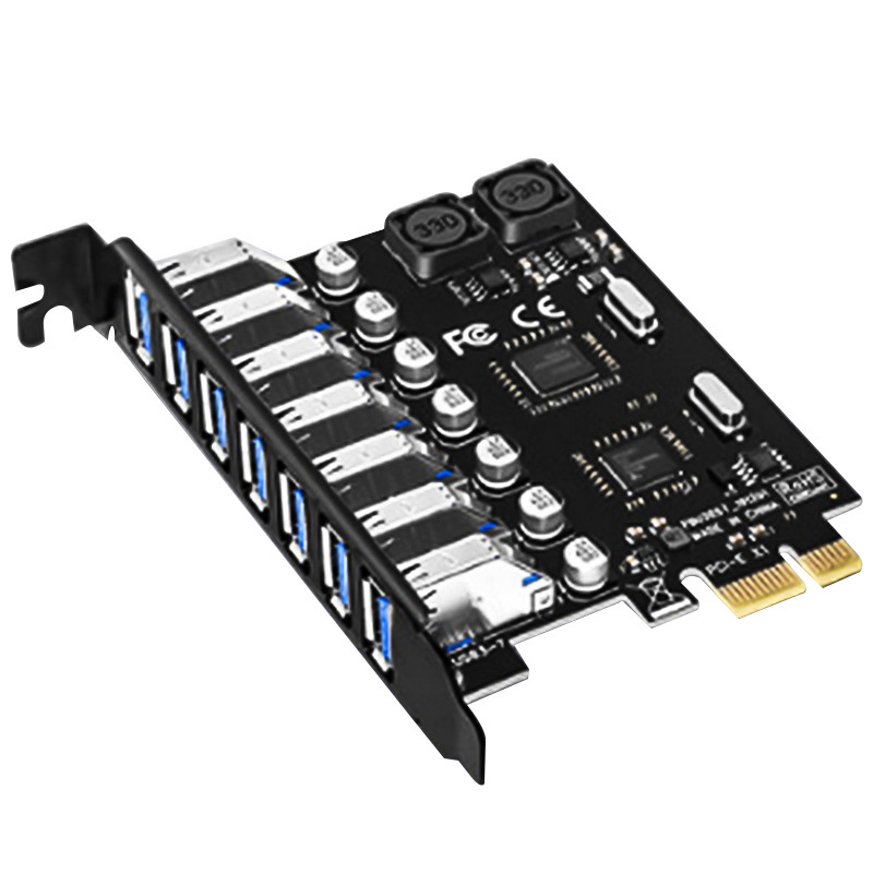 NOWA karta rozszerzeń USB 3.2  – Usb Hub 7 Port recenzja i cena