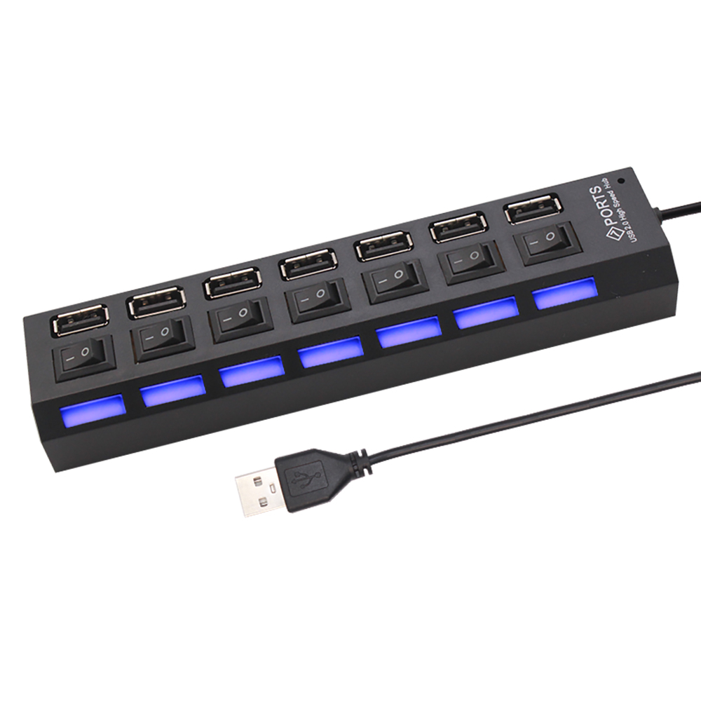 Hub USB 2.0, szybki rozdzielac – Usb Hub 7 Port recenzja i cena